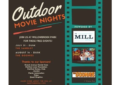 Hartford Outdoor Movie Night starts July 31 at Willowbrook Park | By Samantha Sali Hartford Outdoor Movie Night at Willowbrook Park | By Samantha Sali