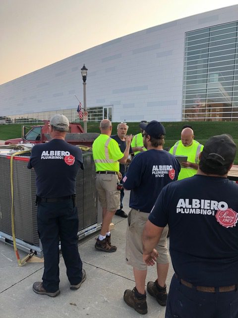 Albiero Plumbiing ground crew