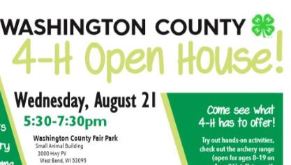 Washington Co. 4-H open house