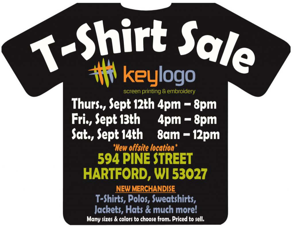 T-Shirt sale at Key Logo 