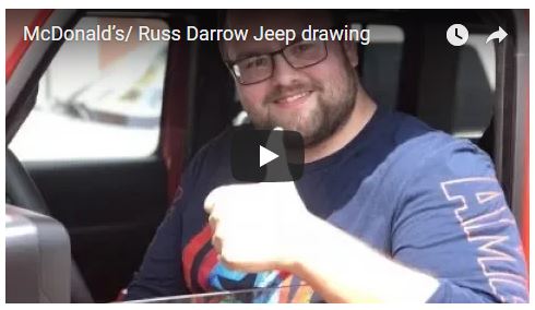 VIDEO | Winner of the 2-year JEEP lease courtesy McDonald’s / Russ Darrow in West Bend