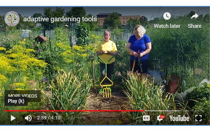 Adaptive gardening tools