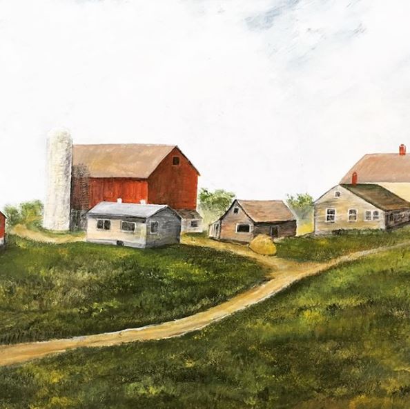 Century Farmhouse painting