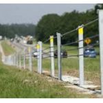 Median cable guards, barrier