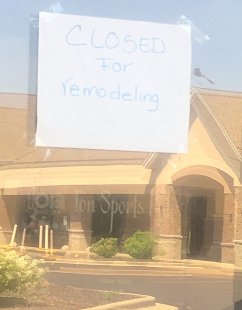 Closed for remodeling Ion Sports Pub