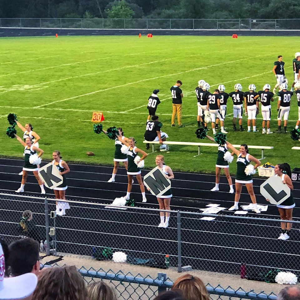 Kettle Moraine Lutheran H.S. Cheer, football