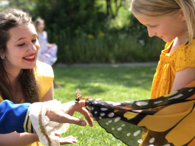 Butterfly release at Cedar Community