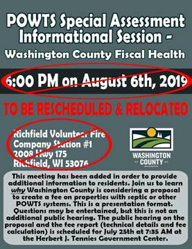 Public information meeting Washington County 