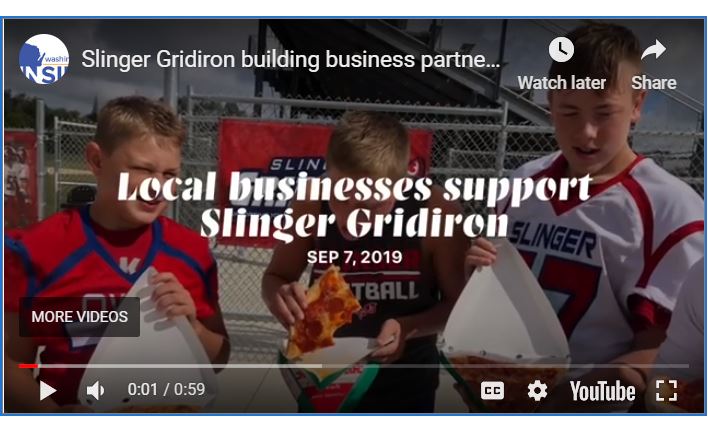 Slinger Gridiron video