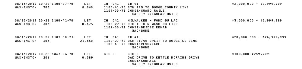 I-41 project bids