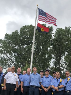 Firefighters Memorial Bluff in Barton