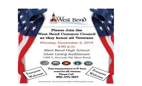 Veterans Tribute in West Bend