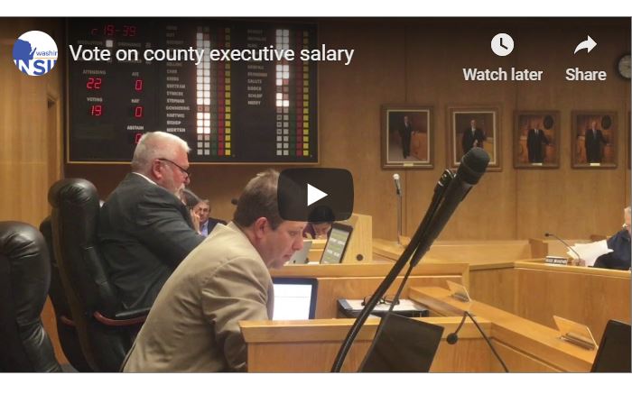 County executive salary vote