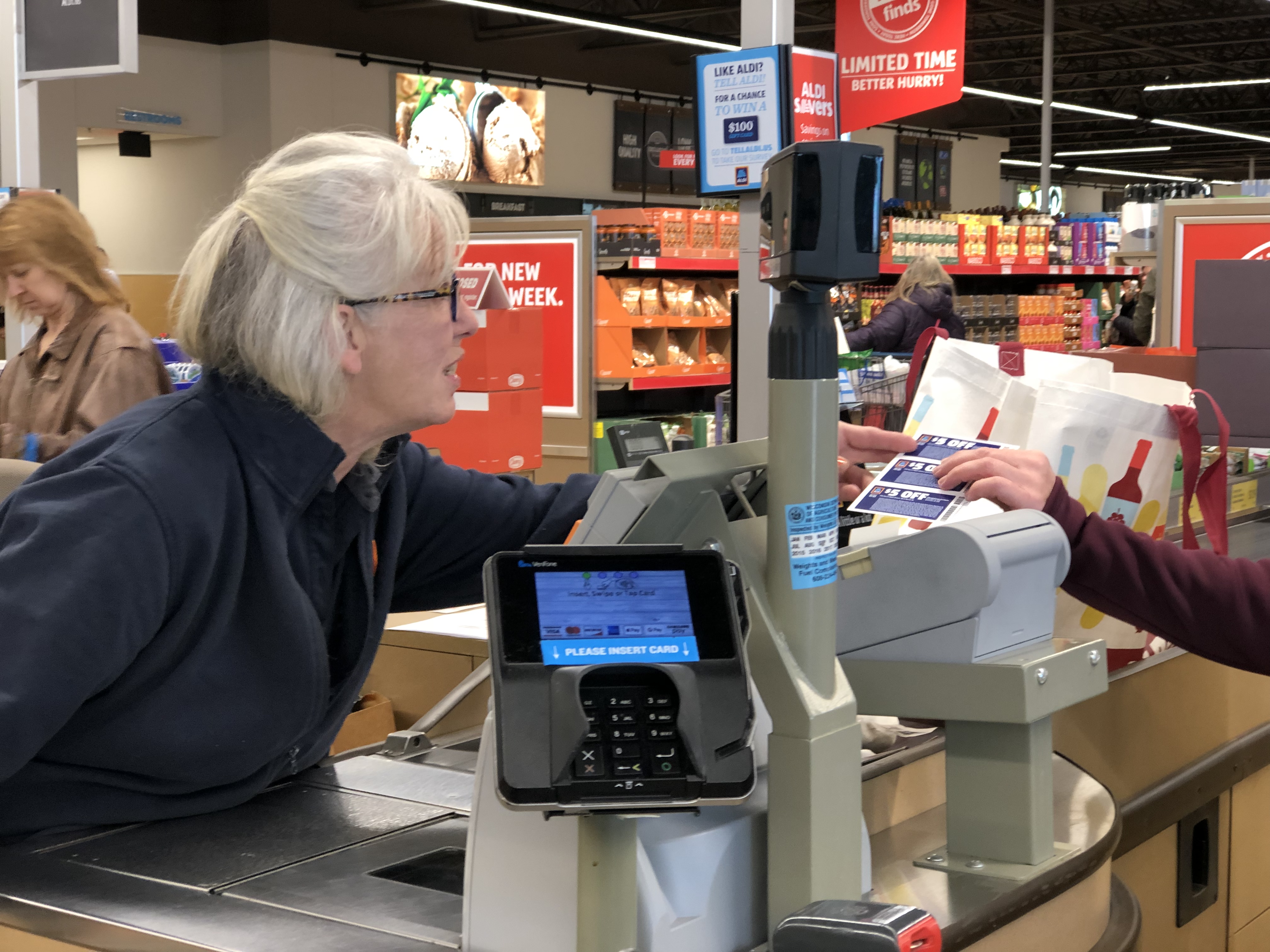 Aldi remodeled grocery in WB