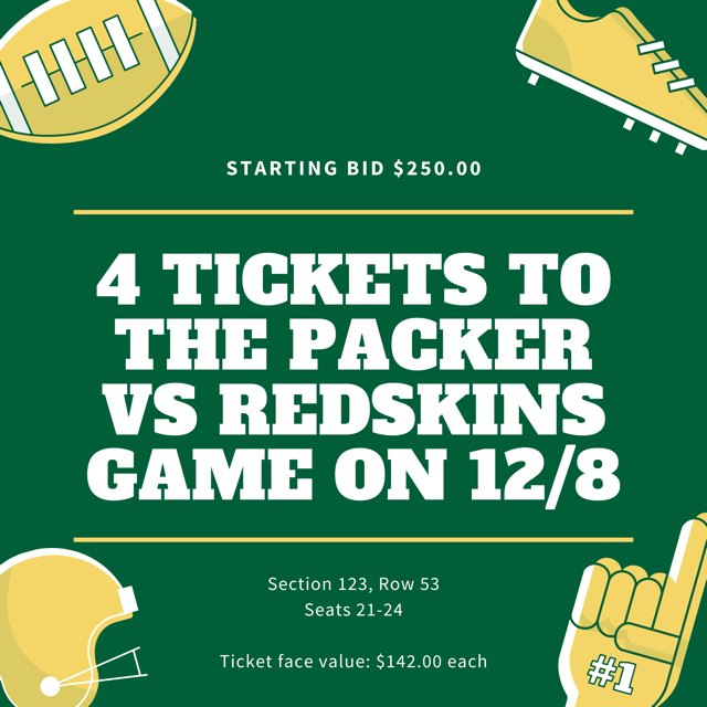 Packer tickets auctioned off