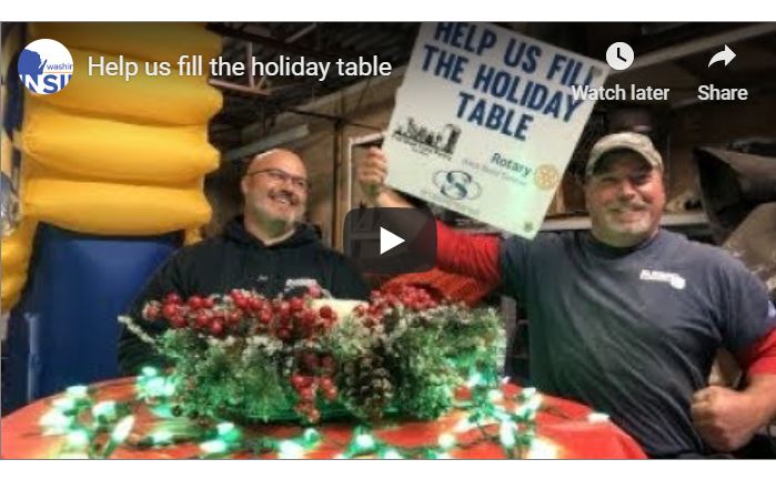 Help us fill the holiday table with WB Sunrise Rotary