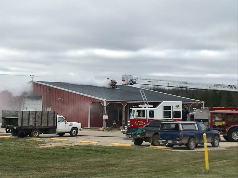 Fire at Witte's vegetable stand