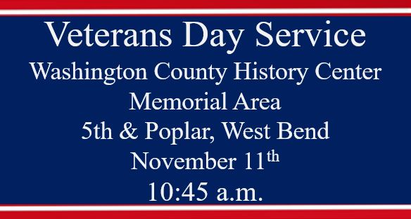 November 11 Veterans Day service