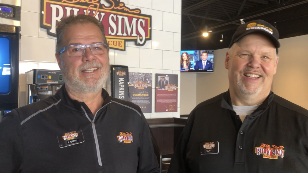 Billy Sims BBQ, Larry Millard and Clay Covert