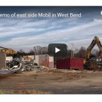 Demolition of former east side Mobil