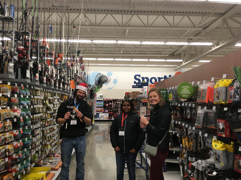 Children Shop with a Cop at Meijer in West Bend