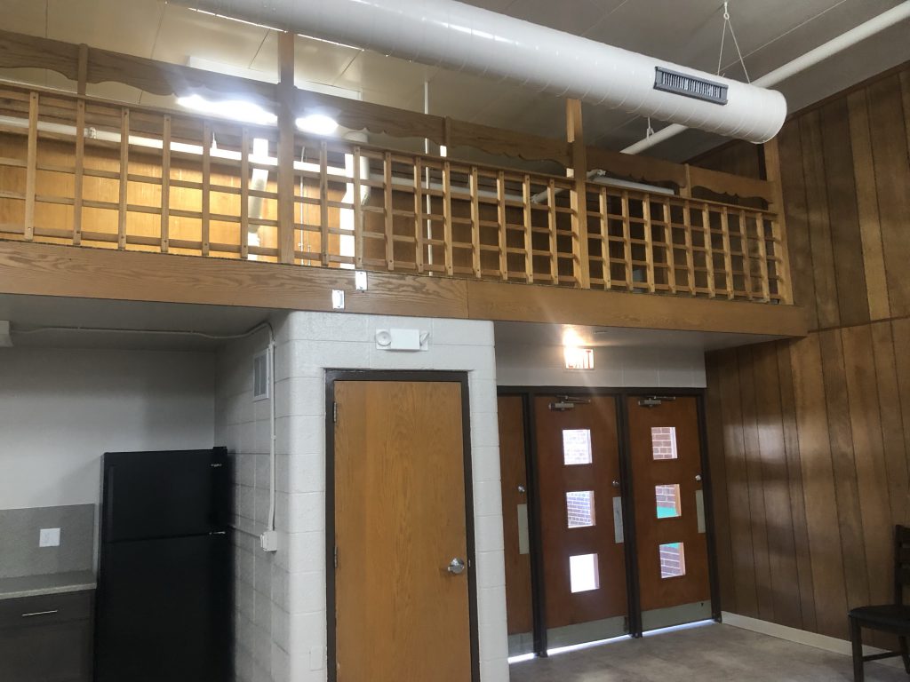 Barton Elementary School reading loft