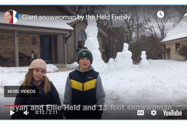 Tricia Held snowwoman