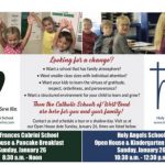 Open House for St. Frances Cabrini School and Holy Angels School on Sunday, January 26