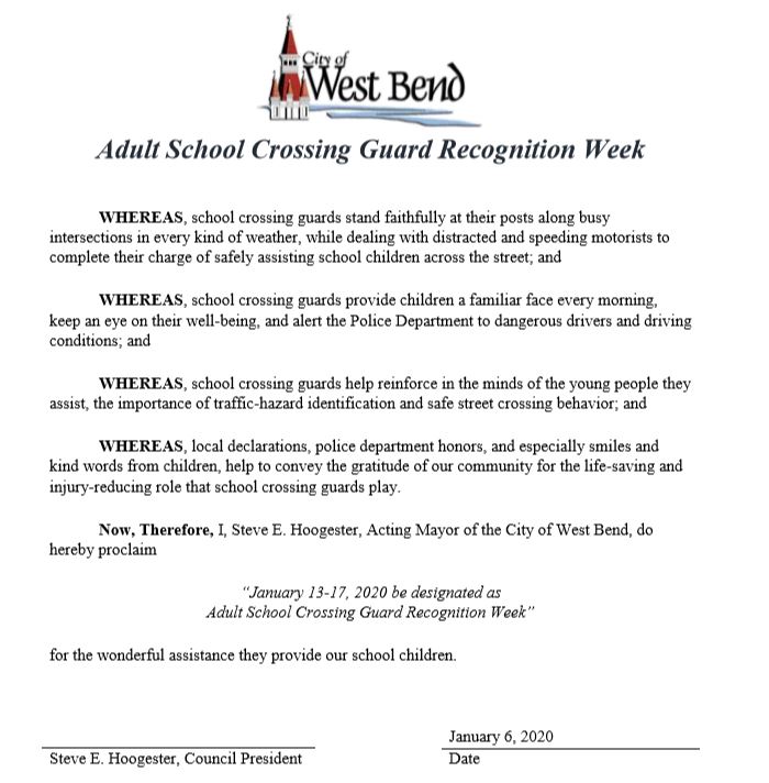 Crossing Guard Declaration