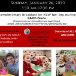 VIDEO | St. Gabriel School Open House and Pancake Breakfast is Sunday, January 26