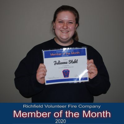 Julianna Stuht, Richfield Fire Department