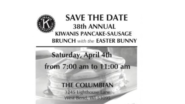 Save the date Easter breakfast at the Columbian
