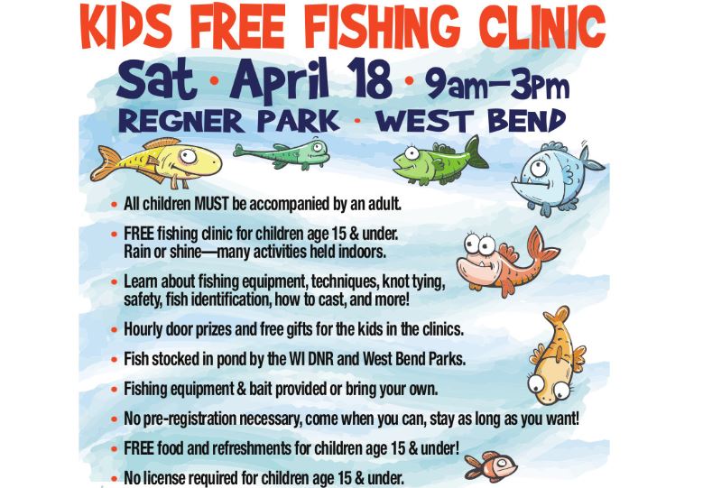 Kids fishing clinic, Kiwanis