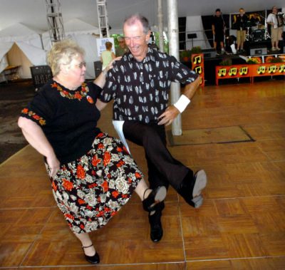 Polka dancing