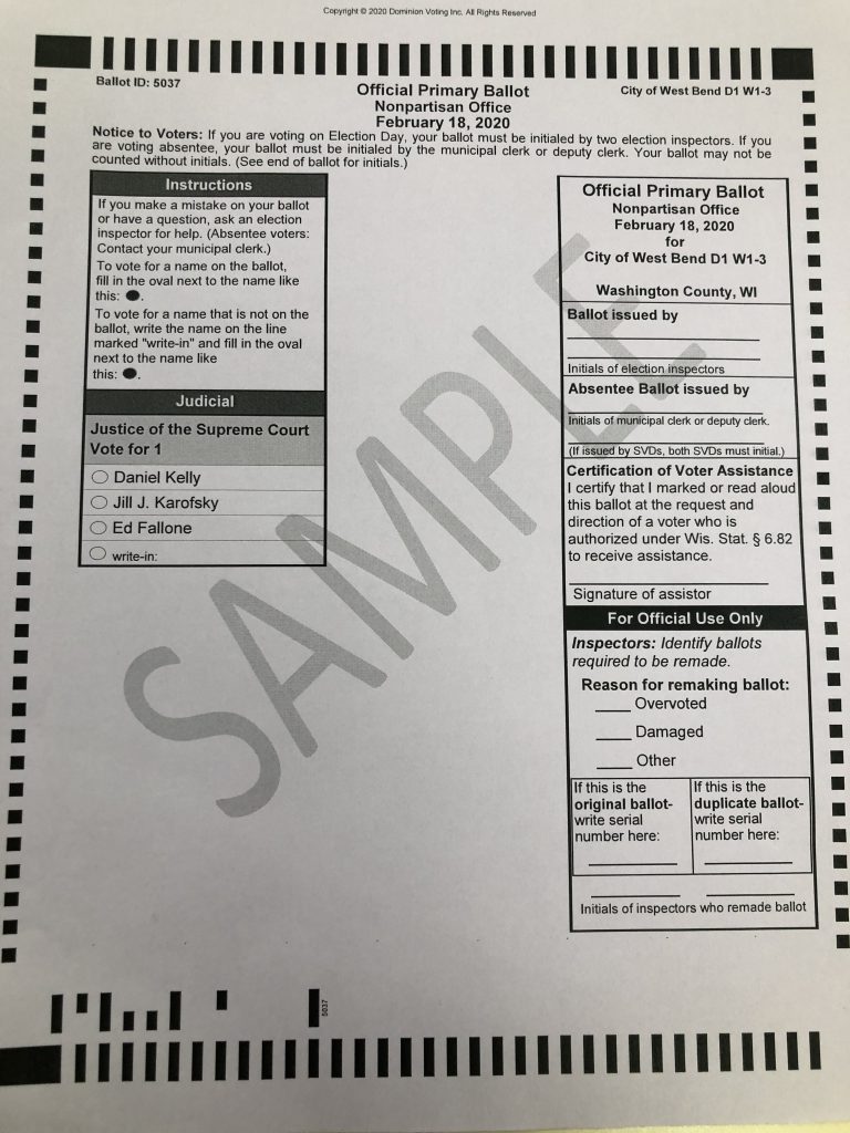 Sample Ballot