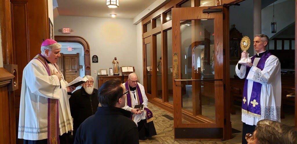 Archbishop Jerome Listecki at St. Peter in Slinger