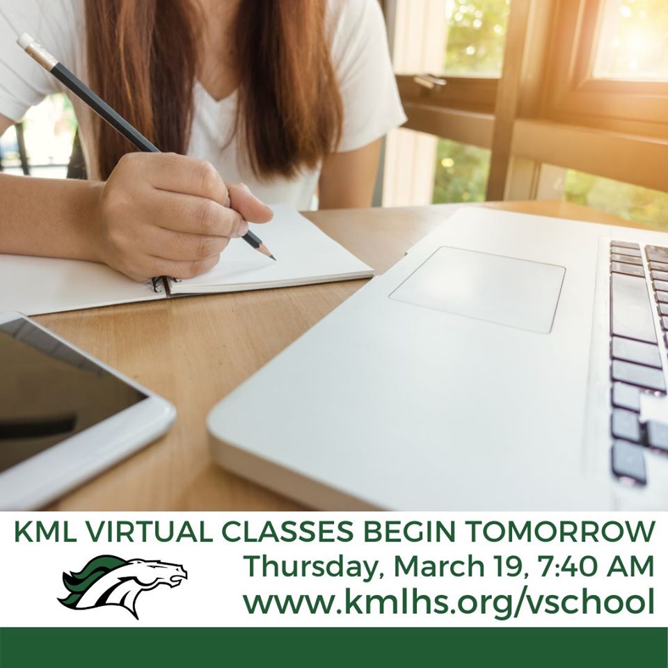 KML Virtual schooling underway