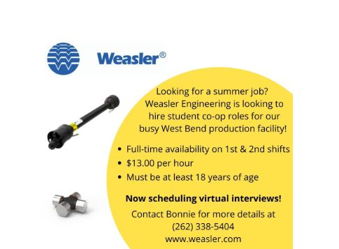 Weasler jobs