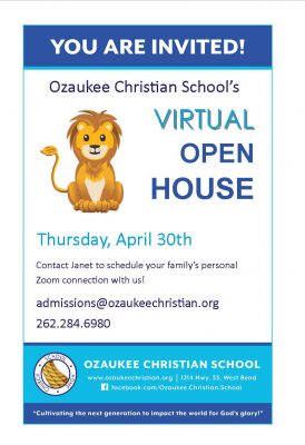 Virtual open house flyer