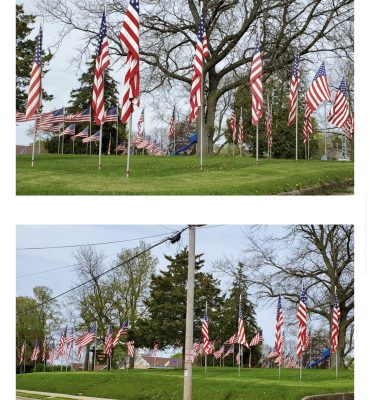 Hartford, Sawyer Park, flag