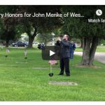 VIDEO | Rebroadcast of Military Honors for John Menke of West Bend