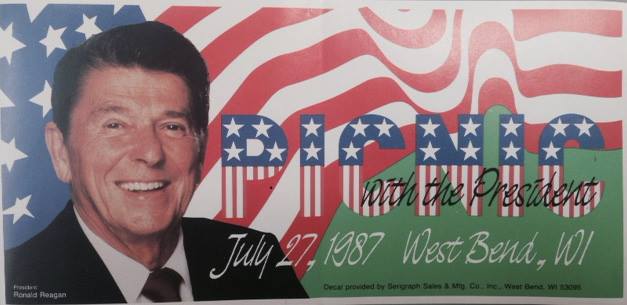 Ronald Reagan sticker