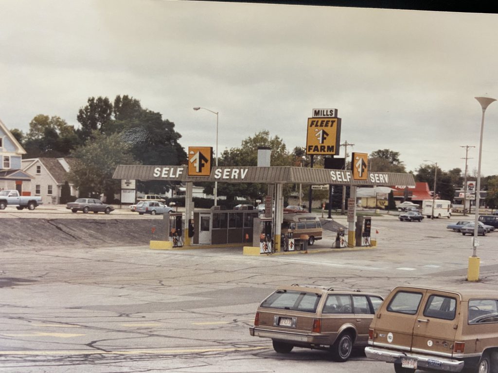 Fleet Farm July 1981 bury gas storage tanks