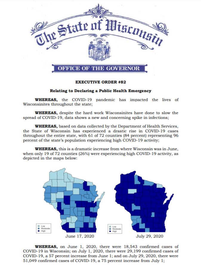 Governor Evers order
