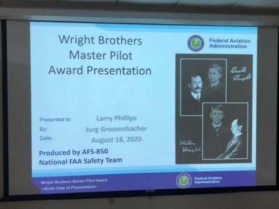 Wright Brothers Master Pilot Award