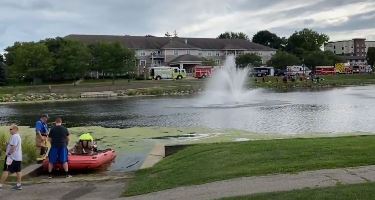 Dive team, fire and rescue crews on scene of potential recovery effort at Hartford Millpond