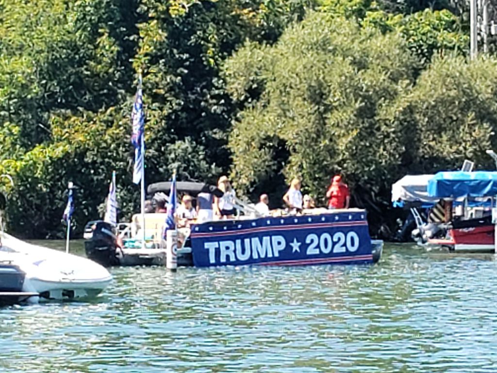 Trump rally on Big Cedar Lake