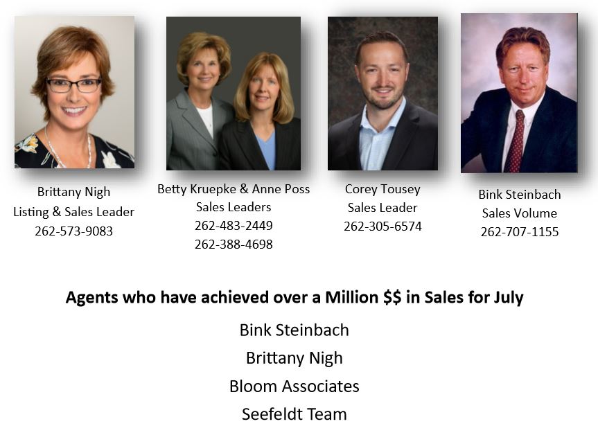 First Weber July sales tops