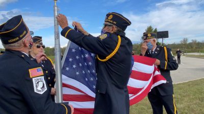 flag at Ozaukee Christian