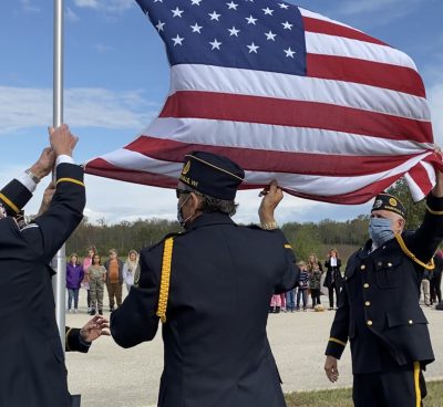 flag at Ozaukee Christian